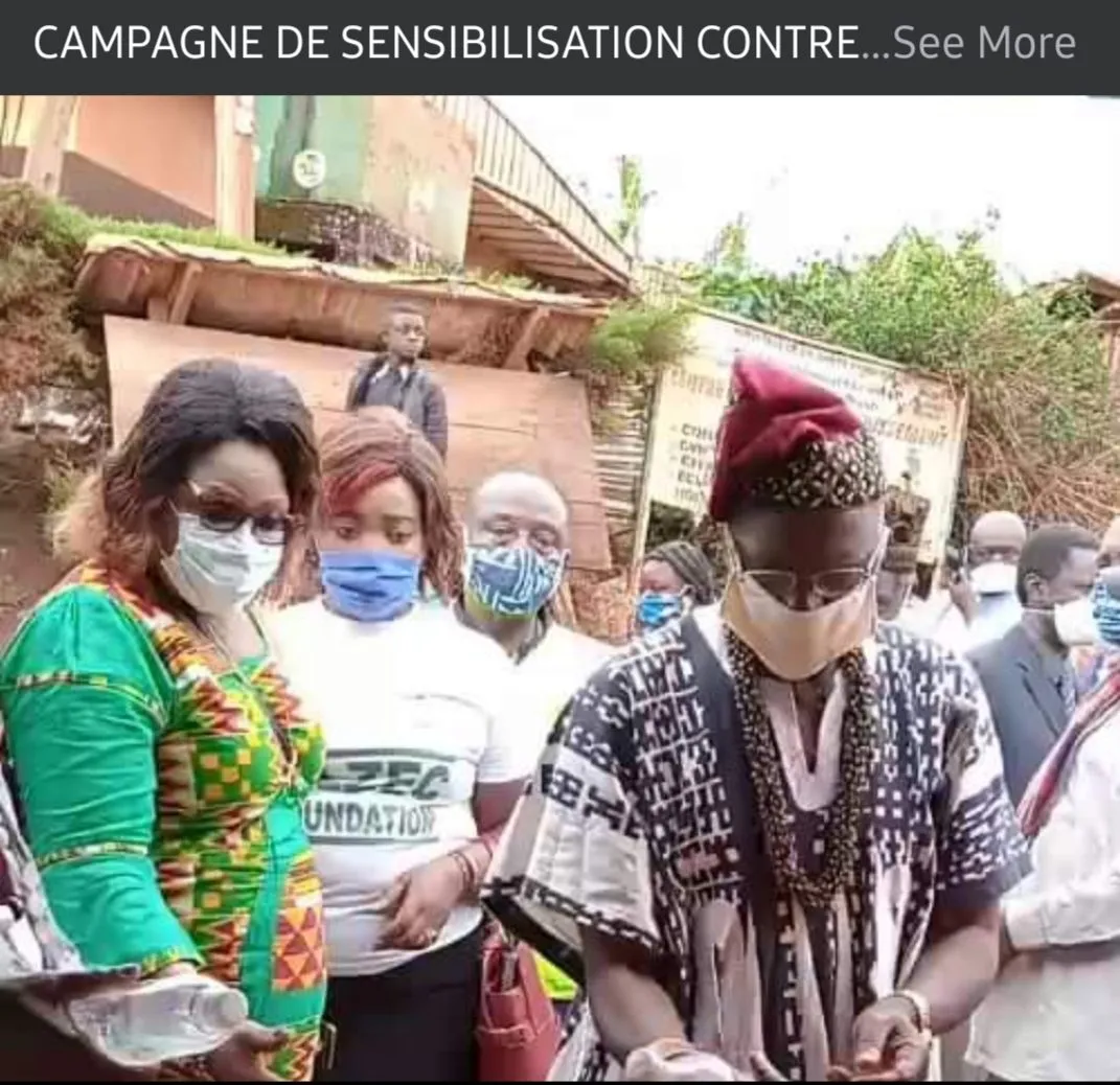 An awareness campaign run with MEG partners in Cameroon