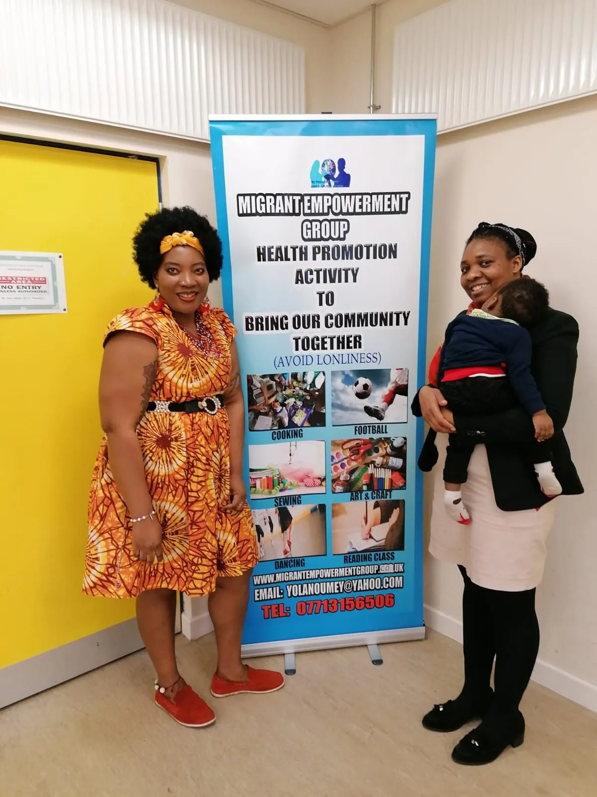 MEG staff at a health promotion event
